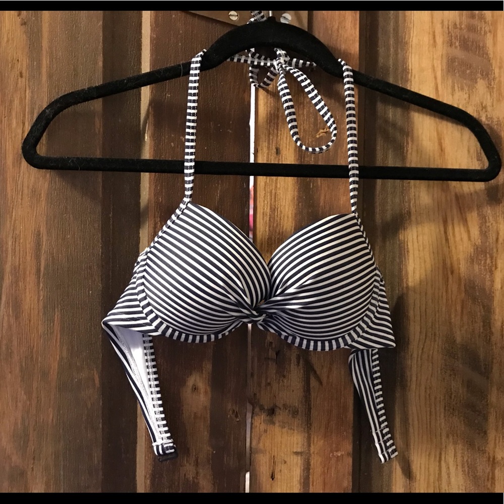 AERIE padded push up swim bikini top